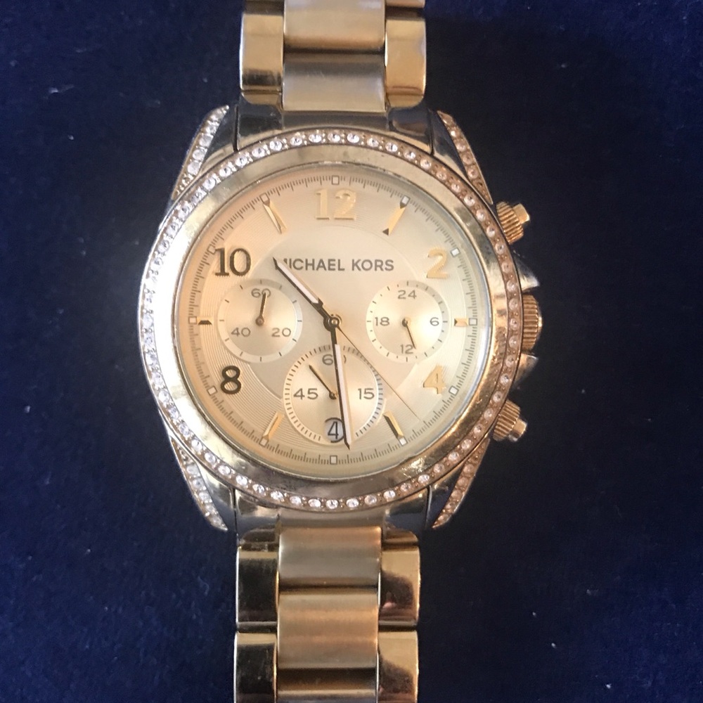 Michael Kors Gold Watch -Needs new battery